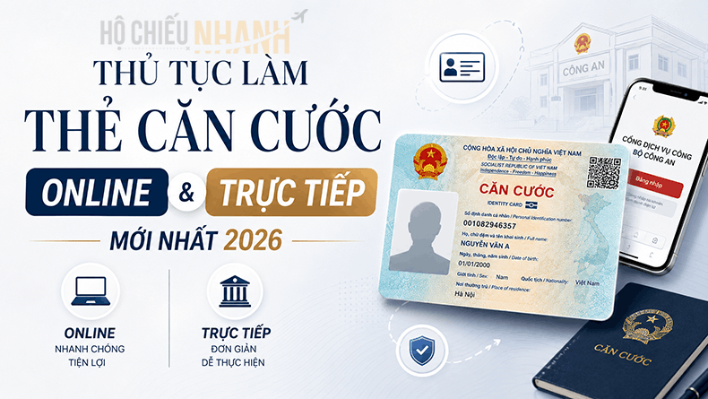 thủ tục làm thẻ căn cước