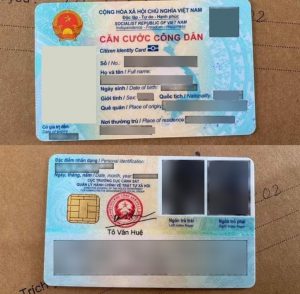 Làm thẻ căn cước công dân gắn chip tại Hà Nội
