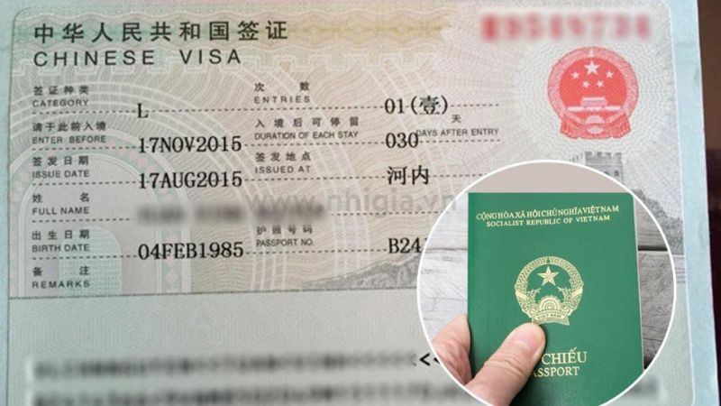 Xin Visa Trung Quốc