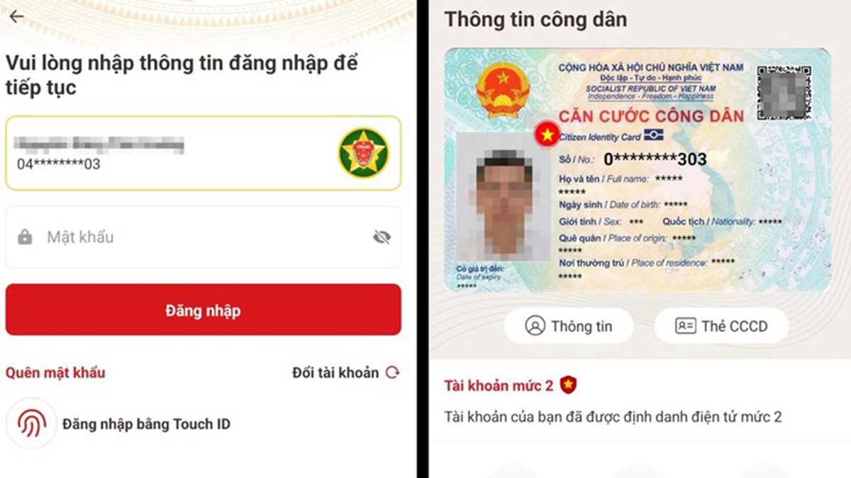 Đăng Ký Định Danh Mức 2 Online