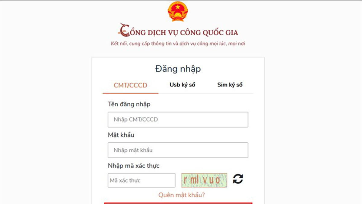 Mẫu Đăng Ký Tạm Trú Online