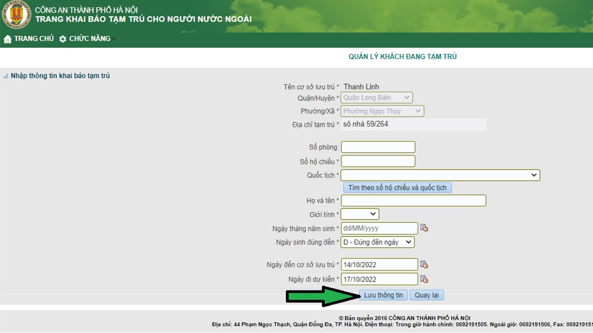 Thủ tục gia hạn tạm trú online trên VNeID