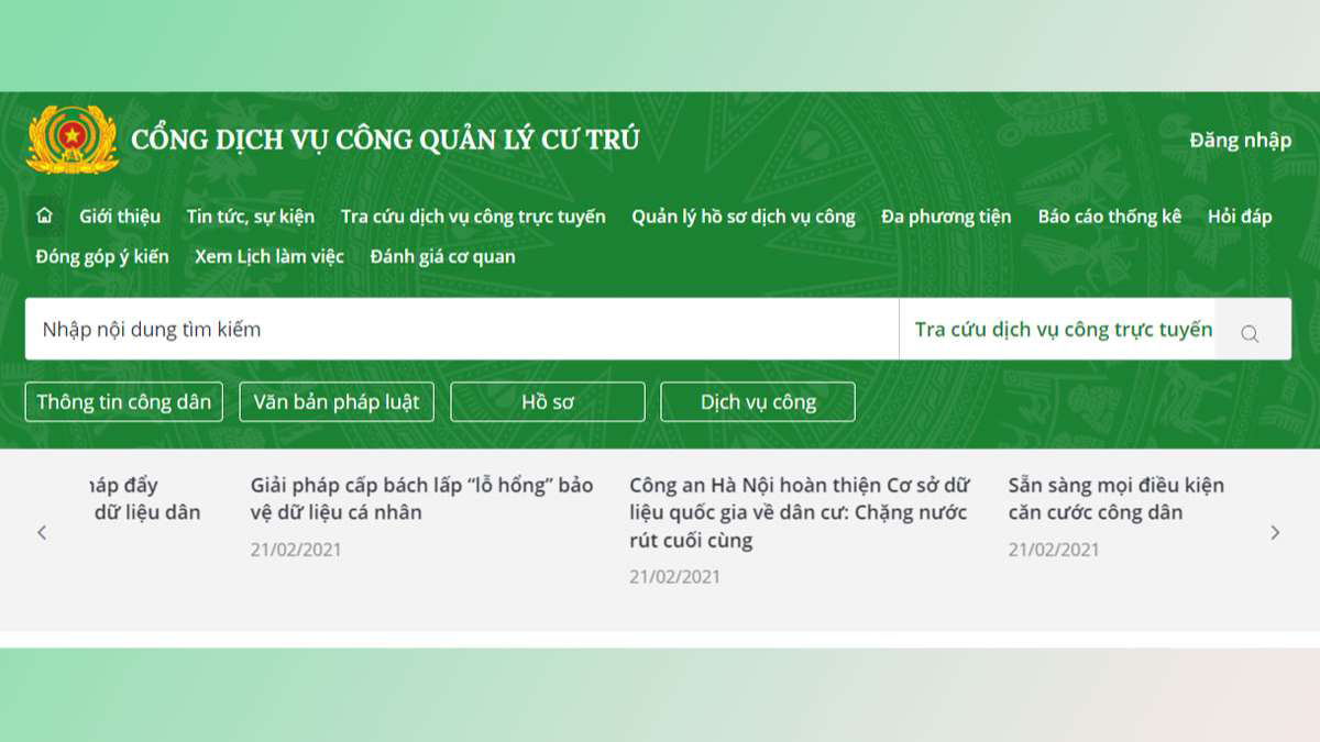 Tra Cứu Tạm Trú Online