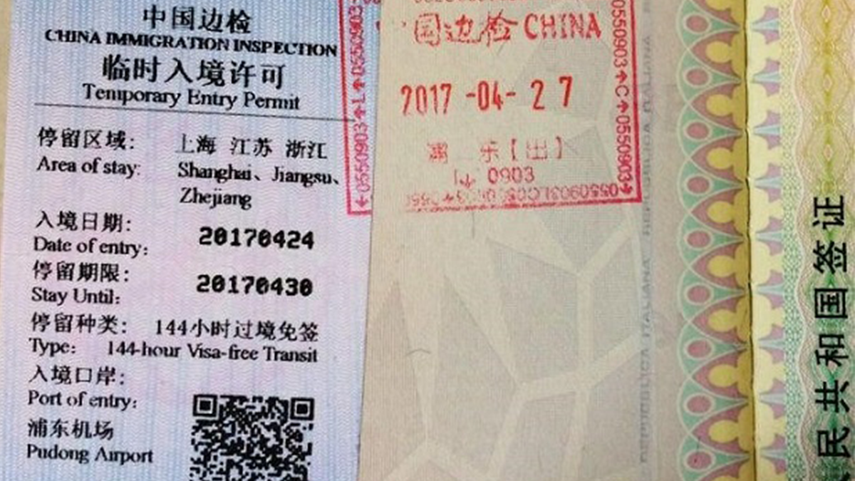 Quá cảnh ở Trung Quốc có cần visa không?
