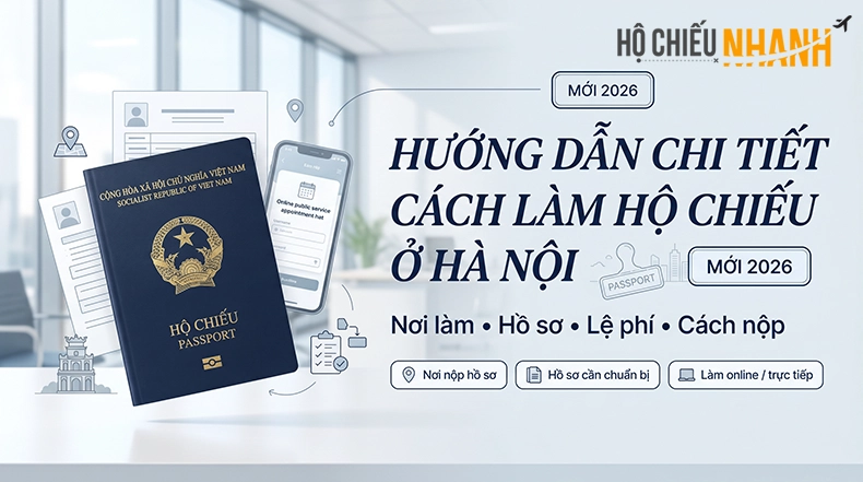 làm hộ chiếu ở hà nội