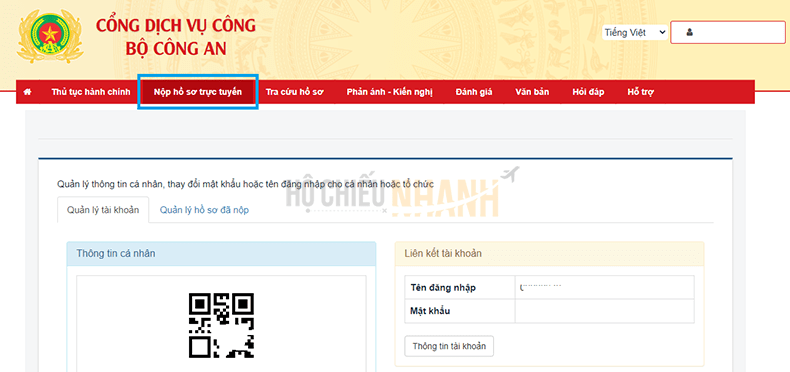 hướng dẫn làm hộ chiếu online 1