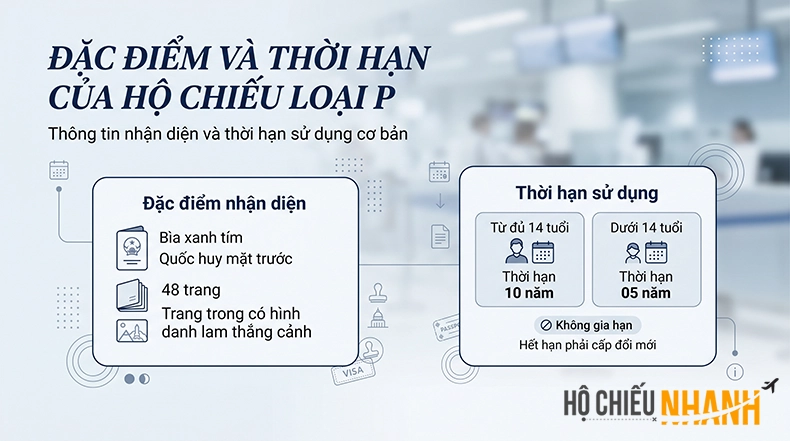 đặc điểm hộ chiếu loại p