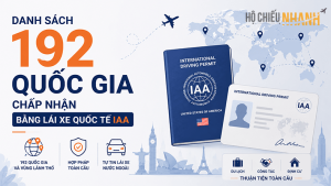 danh sách 192 quốc gia chấp nhận bằng lái xe iaa