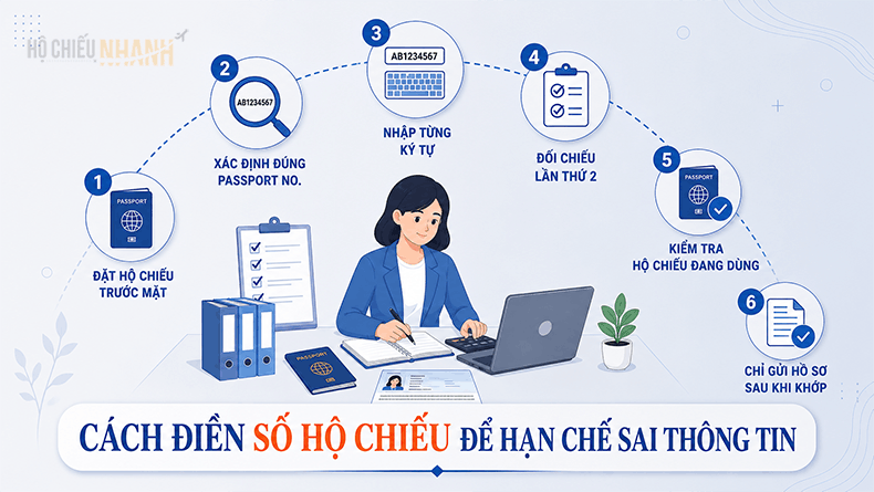 cách điền hộ chiếu để hạn chế sai thông tin