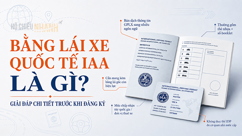 bằng lái xe quốc tế iaa là gì