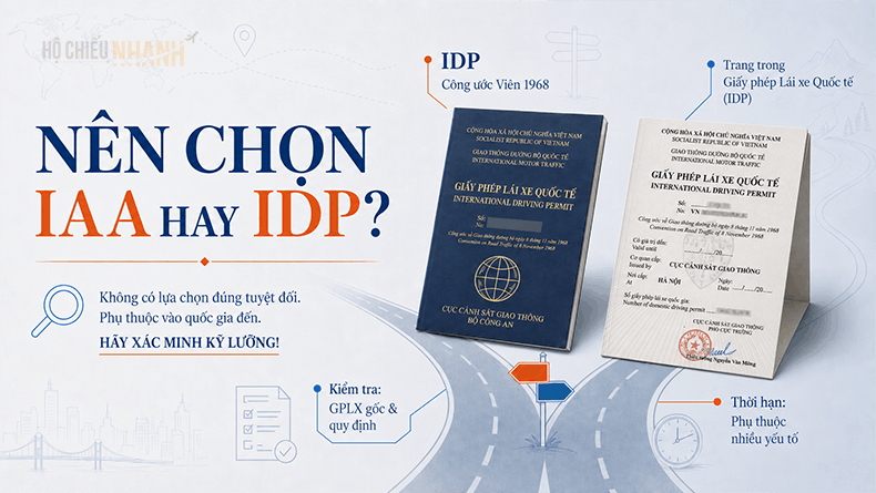bằng lái xe quốc tế iaa và idp 2