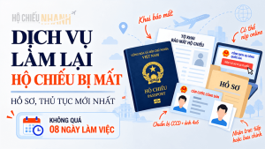 dịch vụ làm lại hộ chiếu bị mất hồ sơ thủ tục mới nhất