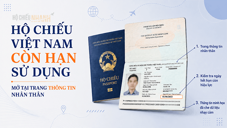hộ chiếu VN còn hạn sử dụng