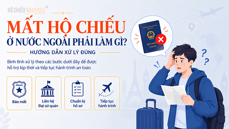 mất hộ chiếu ở nước ngoài phải làm gì