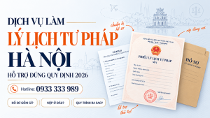 dịch vụ làm lý lịch tư pháp Hà Nội